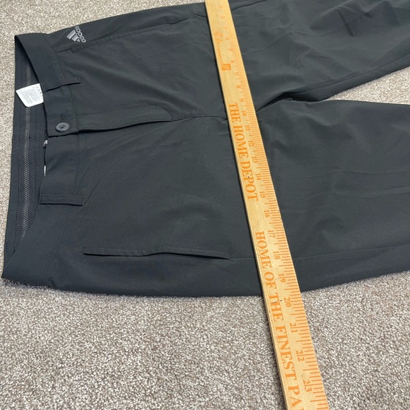 Adidas Womens athletic straight golf pants sz large black stretch pants workout - Picture 8 of 12